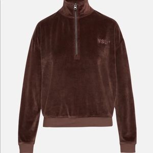 Wsly Eco Plush Half Zip Sweatshirt
